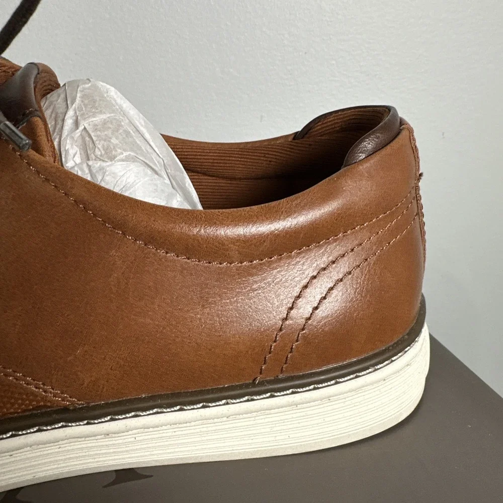 Crown Vintage Mens Shoes Dress Casual Shoes Brown US 11 Cr-Thoren Cognac